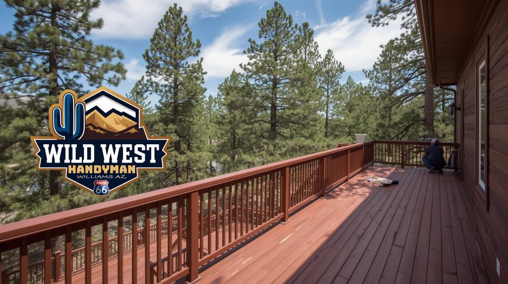 Deck repair, staining painting Williams Arizona