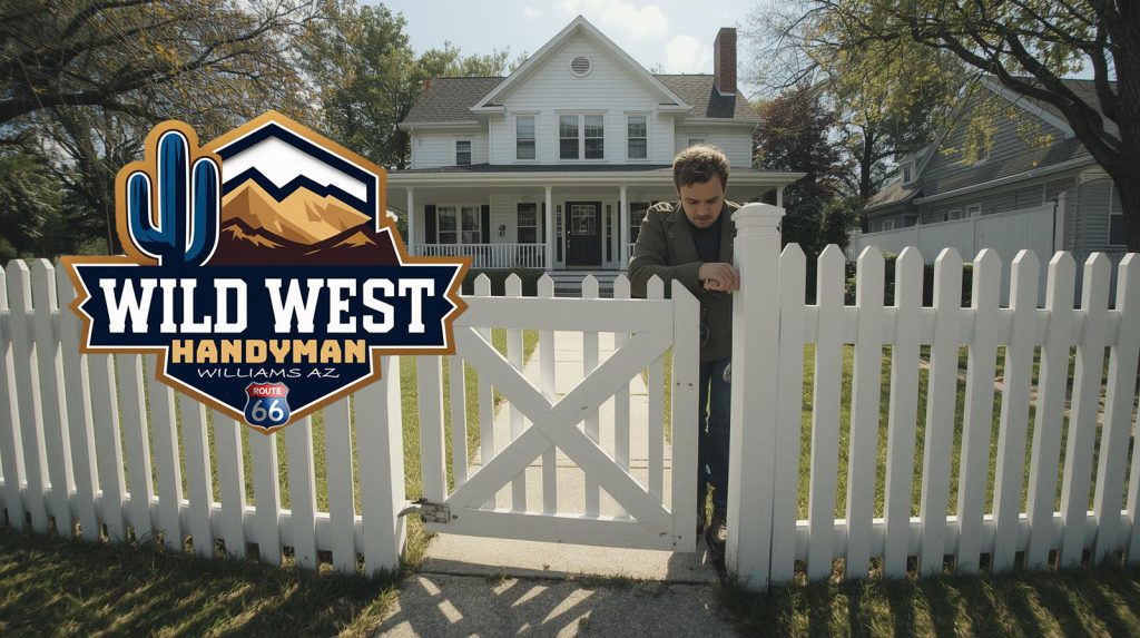 Wild West Handyman in Williams Az fixes repairs gates and fences
